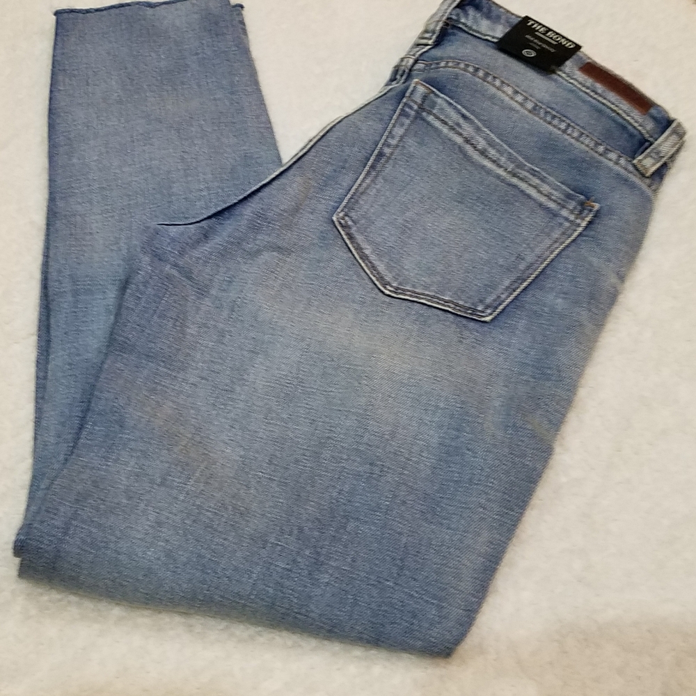 Blank NYC The Bond Good Call Wash High Rise Skinny Sassy Flounce Jeans Sz 26 NWT - Picture 8 of 14